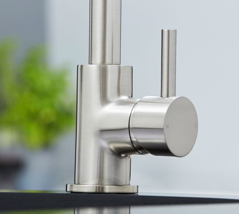 Brushed Nickel Taps