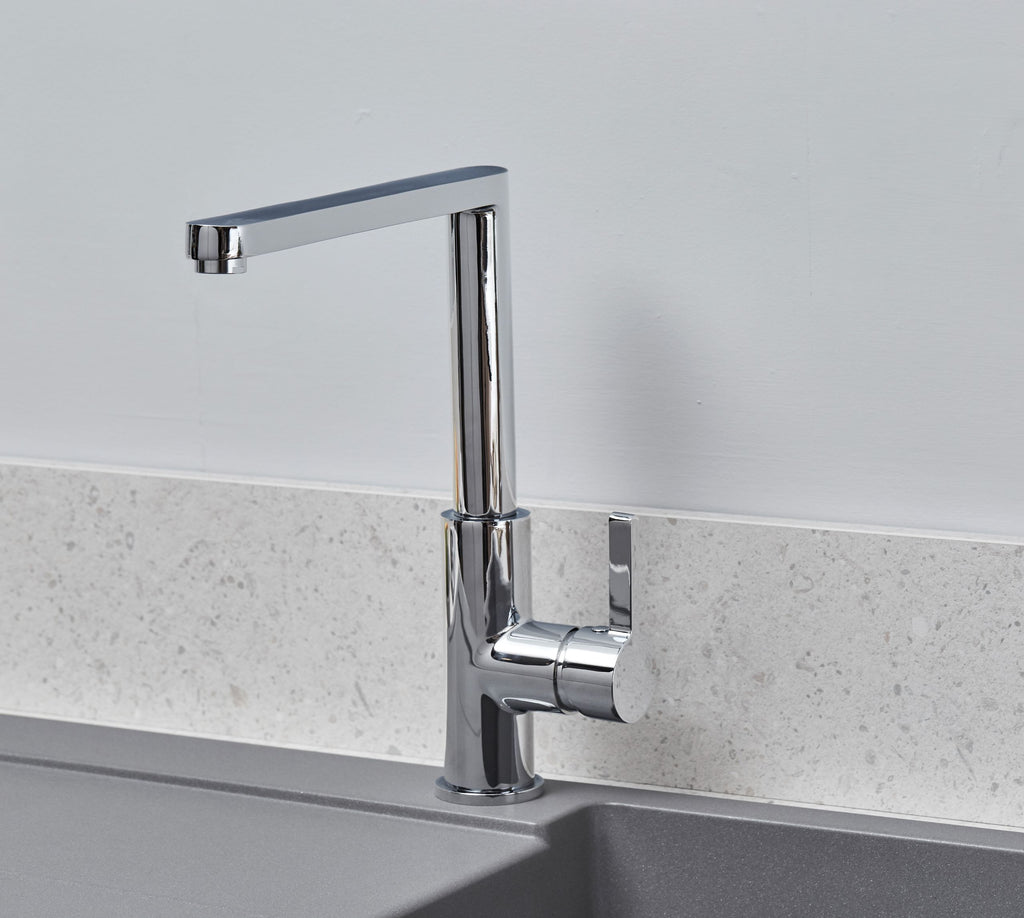 Clifford Square 90 degree Single Lever Tap - Chrome