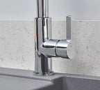 Clifford Square 90 degree Single Lever Tap - Chrome