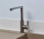 Clifford Square 90 degree Single Lever Tap - Gun Metal