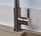 Clifford Square 90 degree Single Lever Tap - Gun Metal