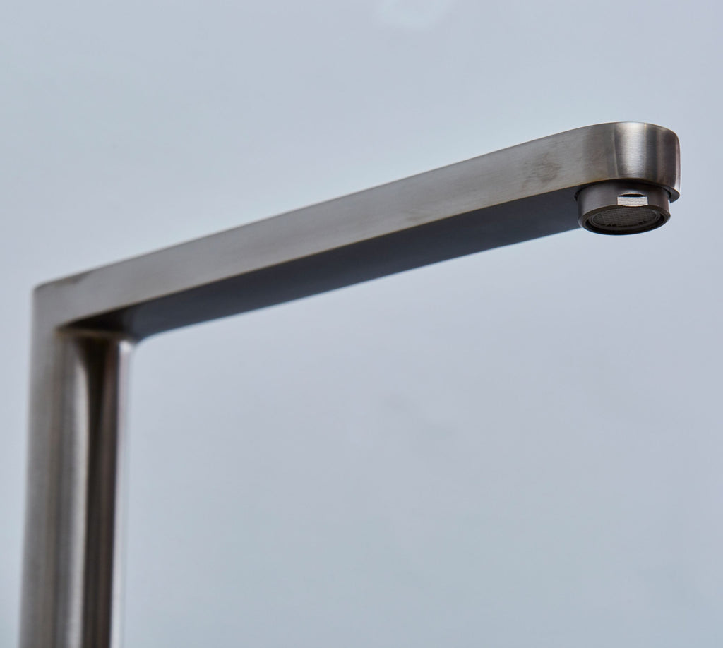 Clifford Square 90 degree Single Lever Tap - Gun Metal