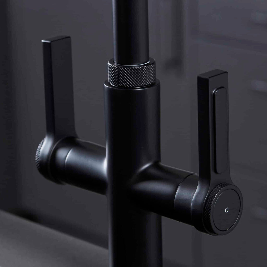 Artesano 3-in-1 D Shape Boiling Water Tap - Matt Black