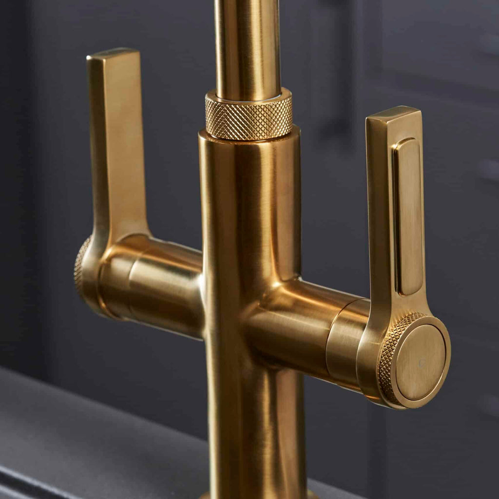 Artesano 3-in-1 D Shape Boiling Water Tap - Brushed Brass