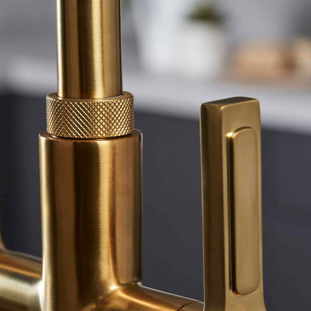 Artesano 3-in-1 D Shape Boiling Water Tap - Brushed Brass