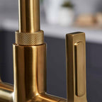 Artesano 3-in-1 D Shape Boiling Water Tap - Brushed Brass