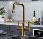 Artesano Monobloc Tap Brushed Brass