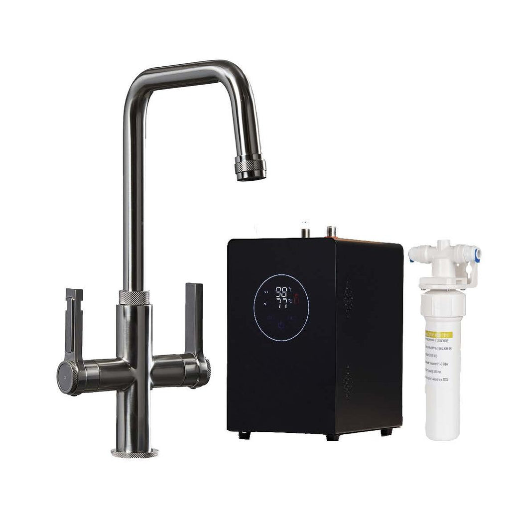 Artesano 3-in-1 D Shape Boiling Water Tap - Brushed Nickel