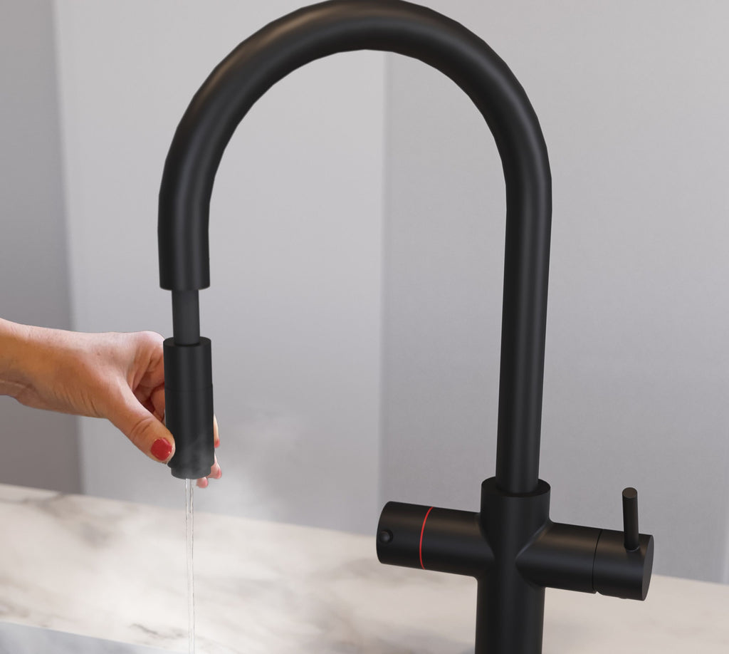 Avista 3-in-1: Swan Neck - Matt Black