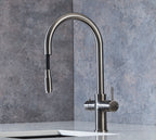 Astra 3-in-1 Pull-Out: Swan Neck - Gun Metal