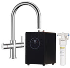 Astra 3-in-1 Pull-Out: Swan Neck - Chrome