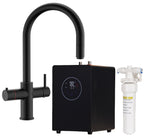 Astra 3-in-1 Pull-Out: Swan Neck - Matt Black