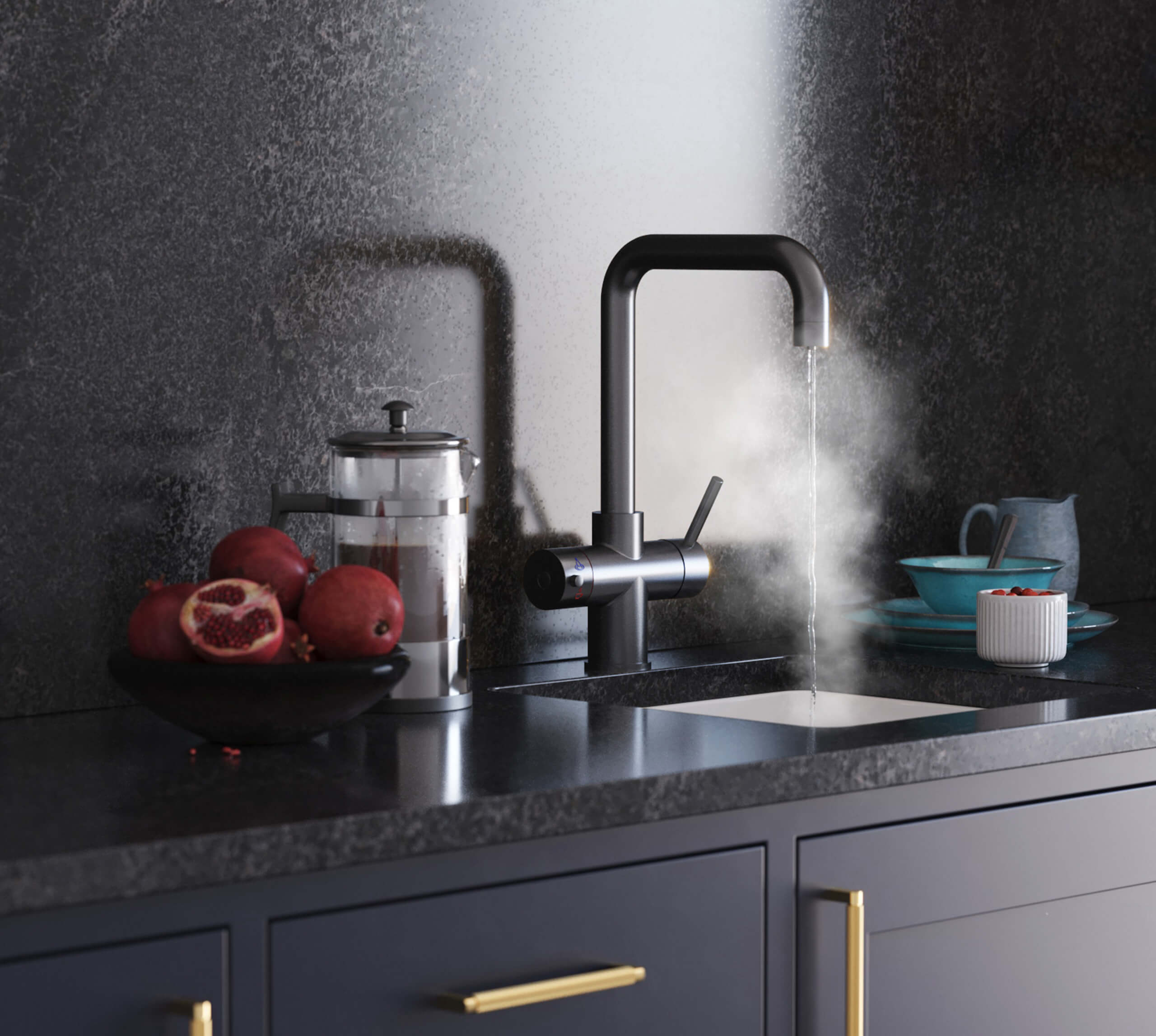 Athena 3-in-1: D-Shape - Gunmetal Grey