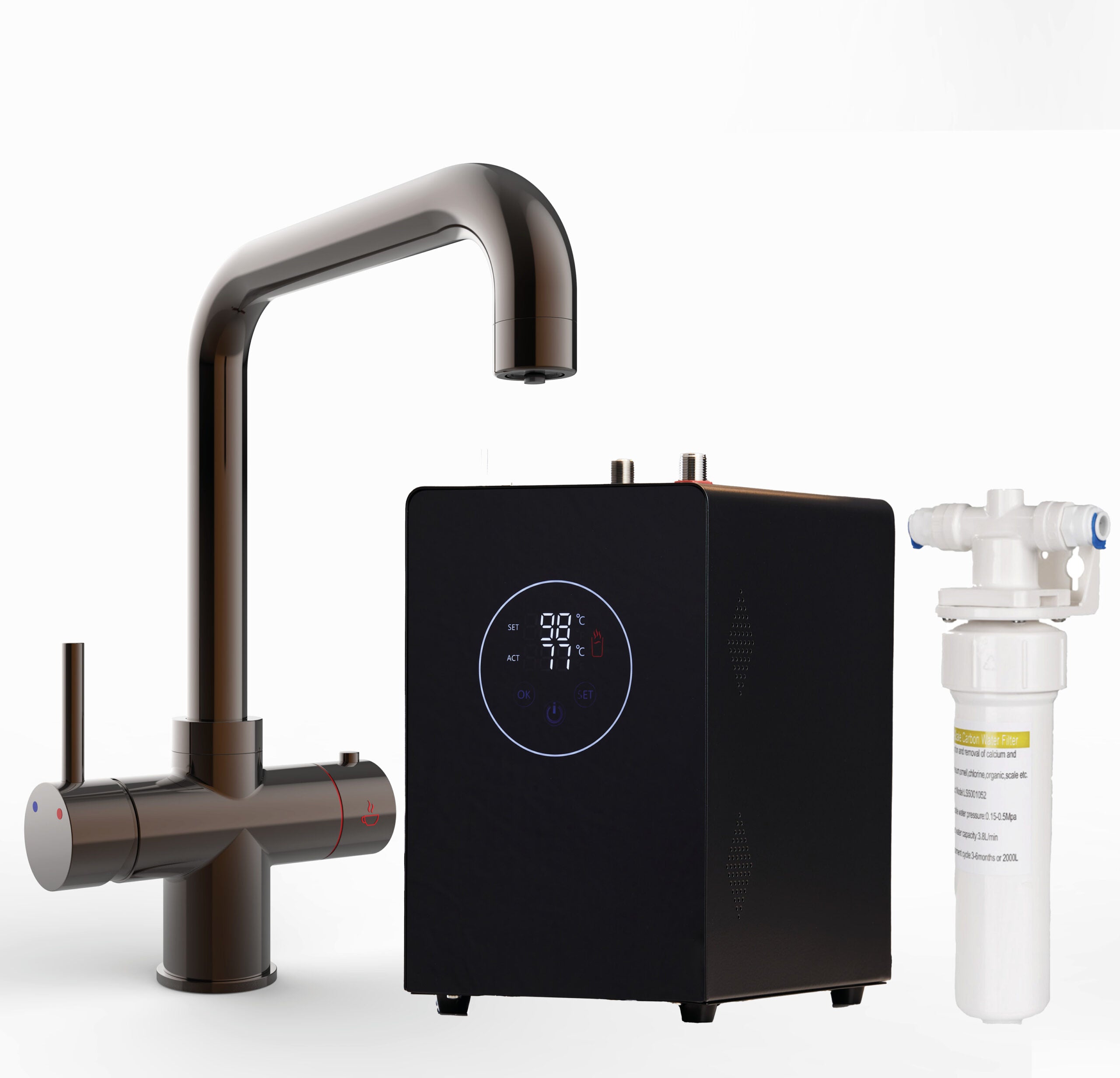 Athena 3-in-1: D-Shape - Gunmetal Grey