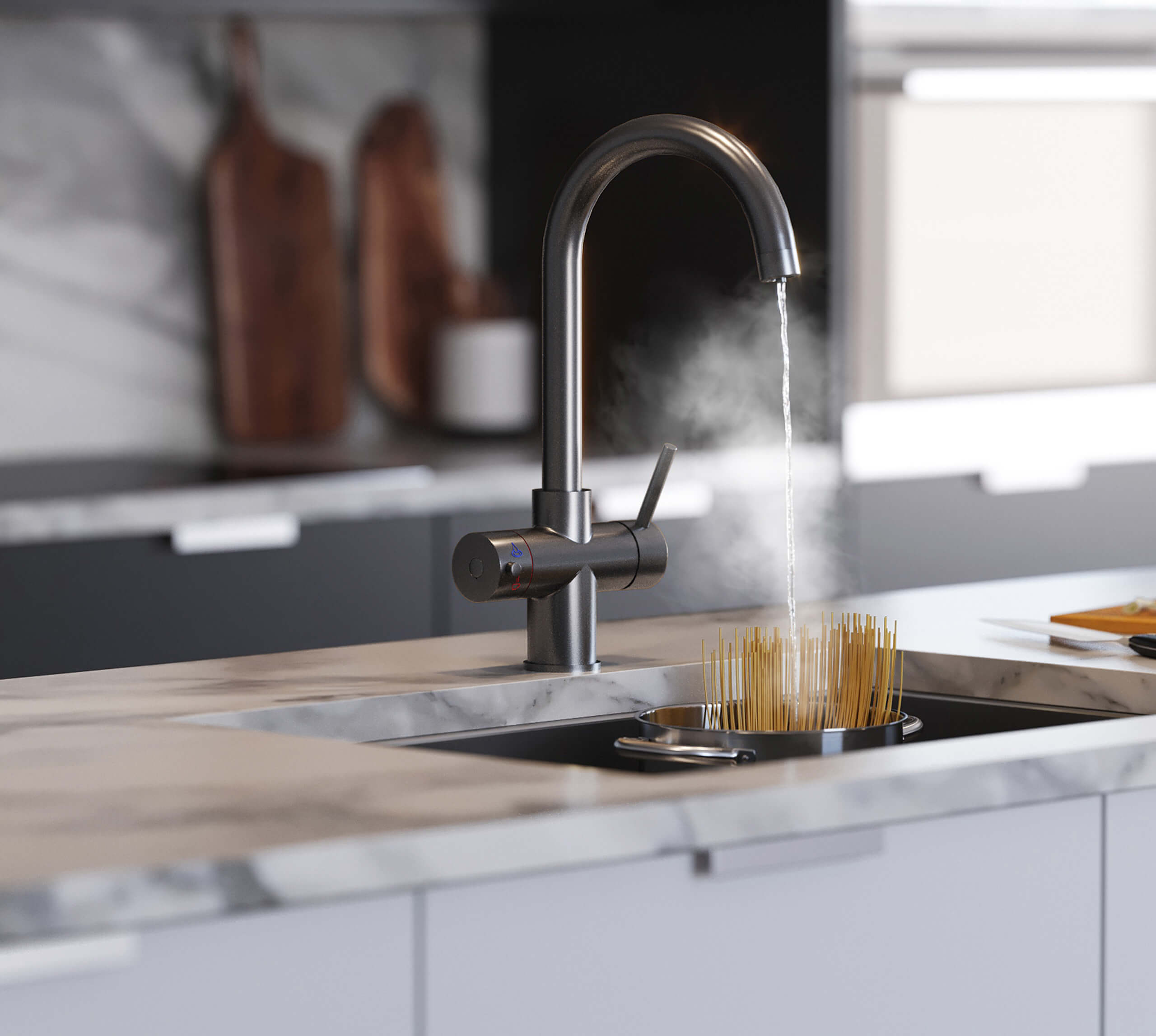 Athena 3-in-1: Swan Neck - Gunmetal Grey