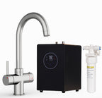 Athena 3-in-1: Swan Neck - Brushed Nickel