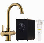 Athena 3-in-1: Swan Neck - Brushed Gold