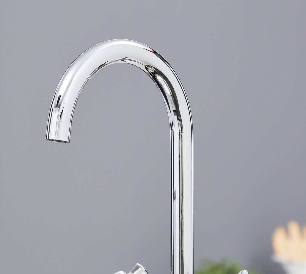 Colonial Twin Handle Mono Bloc tap - Chrome