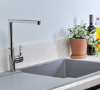 Clifford Square 90 degree Single Lever Tap - Chrome