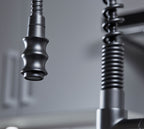 Durham Single Lever Flexi Swan Neck Mono Bloc Tap - Matt Black