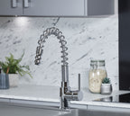 Durham Single Lever Flexi Swan Neck Mono Bloc Tap - Chrome