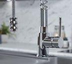 Durham Single Lever Flexi Swan Neck Mono Bloc Tap - Chrome