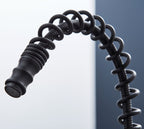 Durham Single Lever Flexi Swan Neck Mono Bloc Tap - Matt Black