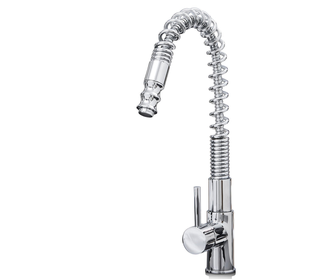 Durham Single Lever Flexi Swan Neck Mono Bloc Tap - Chrome