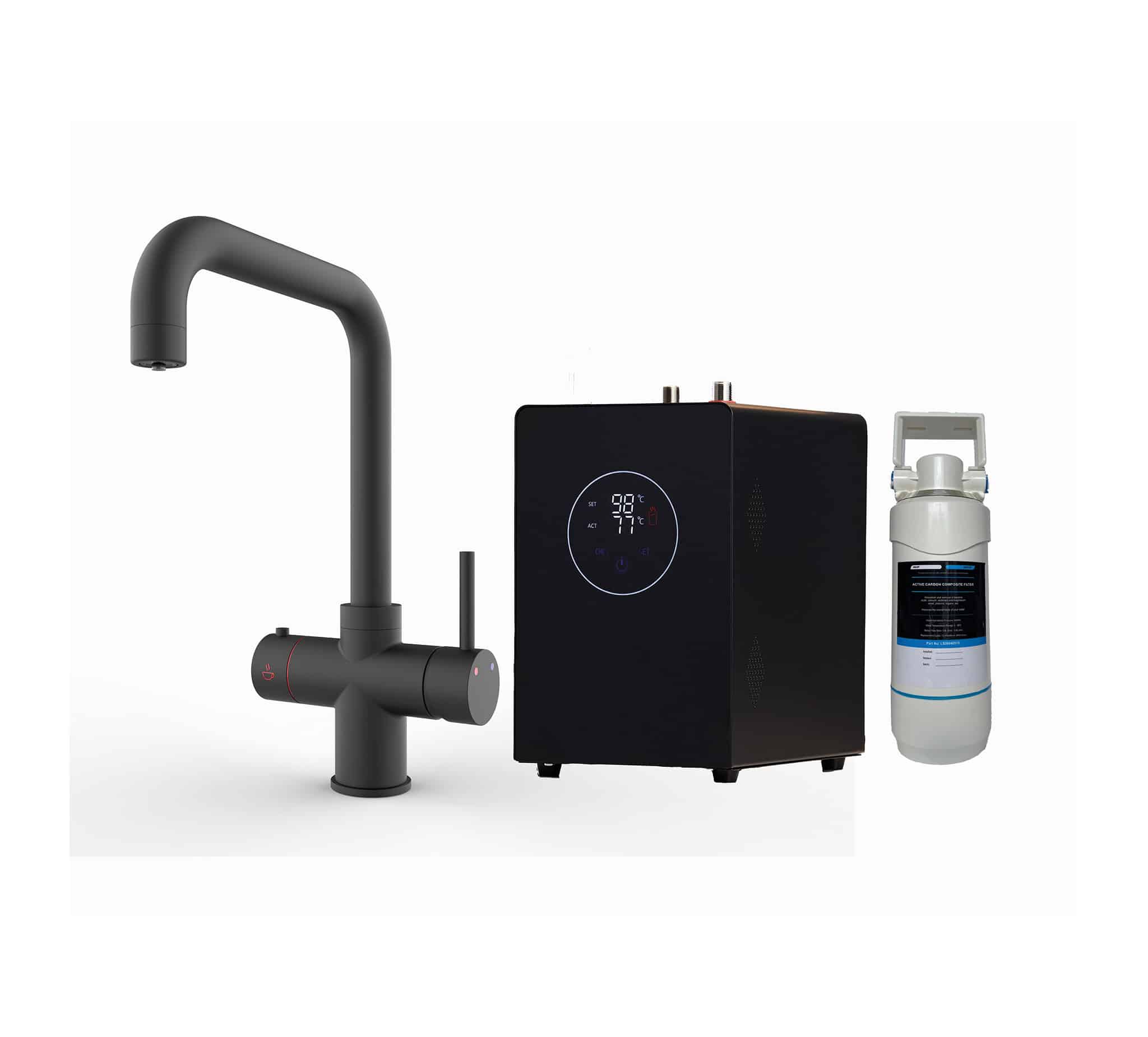 Quantum Chilled 4-in-1: D-Shape - Matt Black