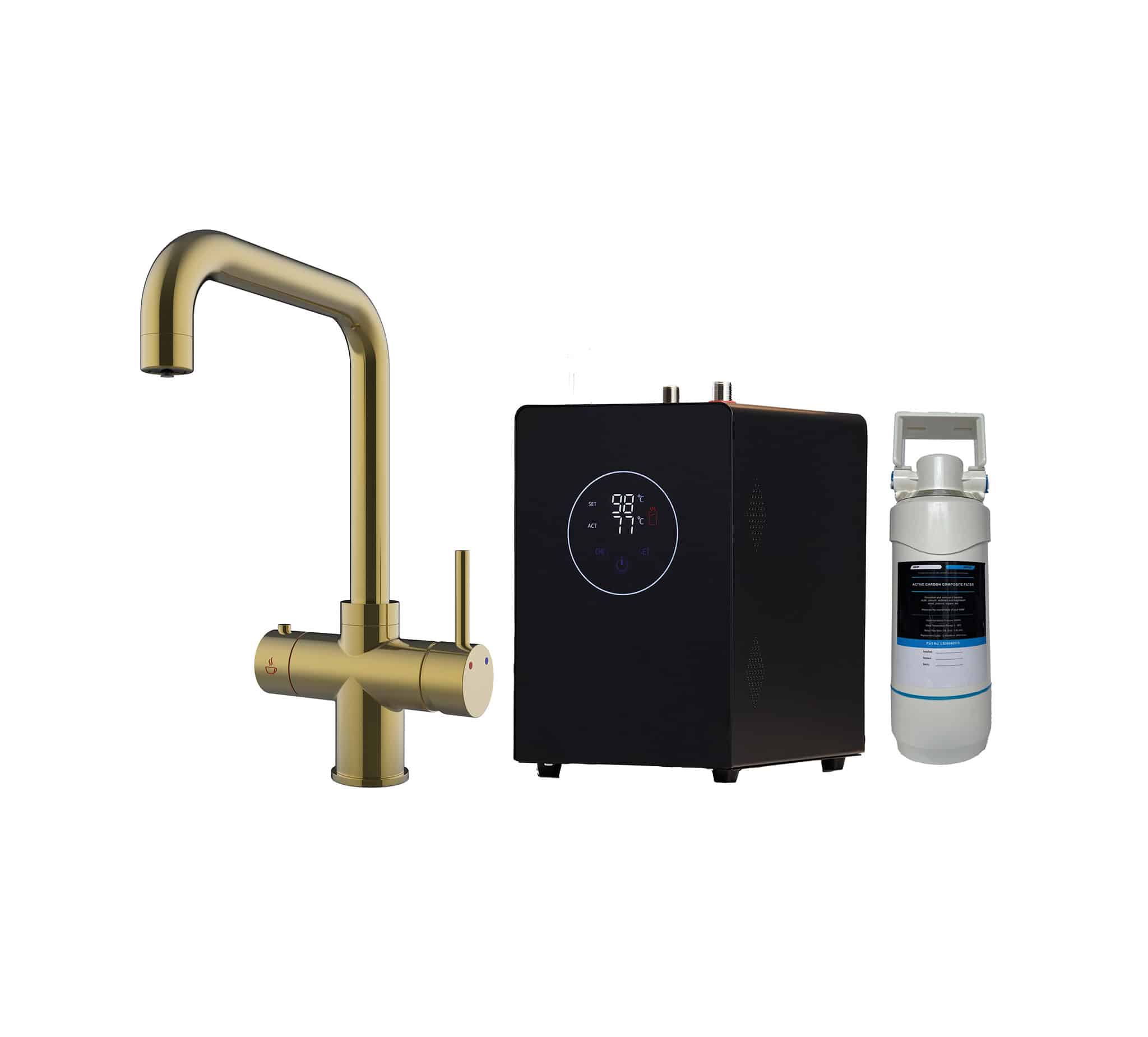 Quantum Chilled 4-in-1: D-Shape - Brushed Gold