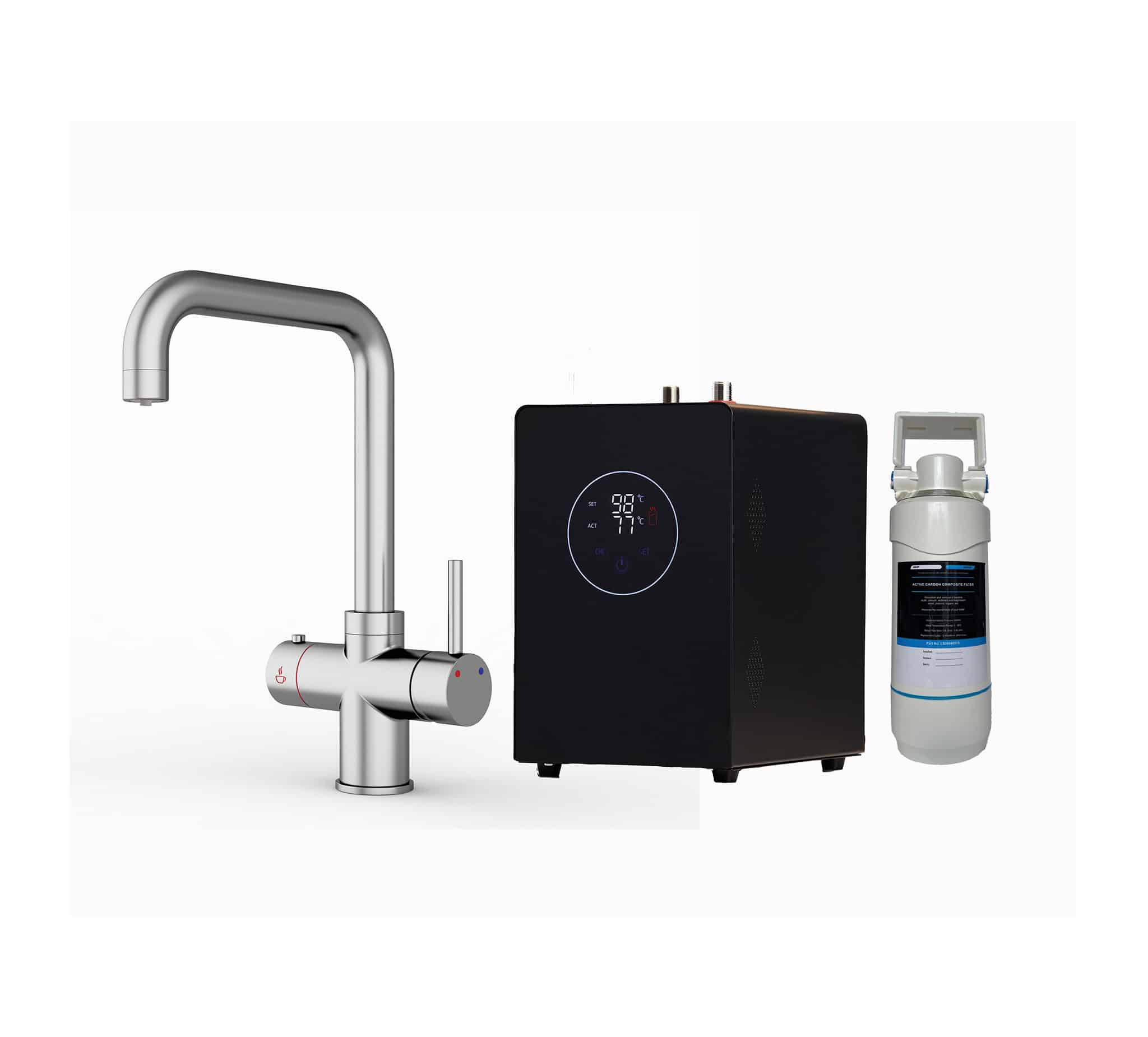 Quantum Chilled 4-in-1: D-Shape - Brushed Nickel