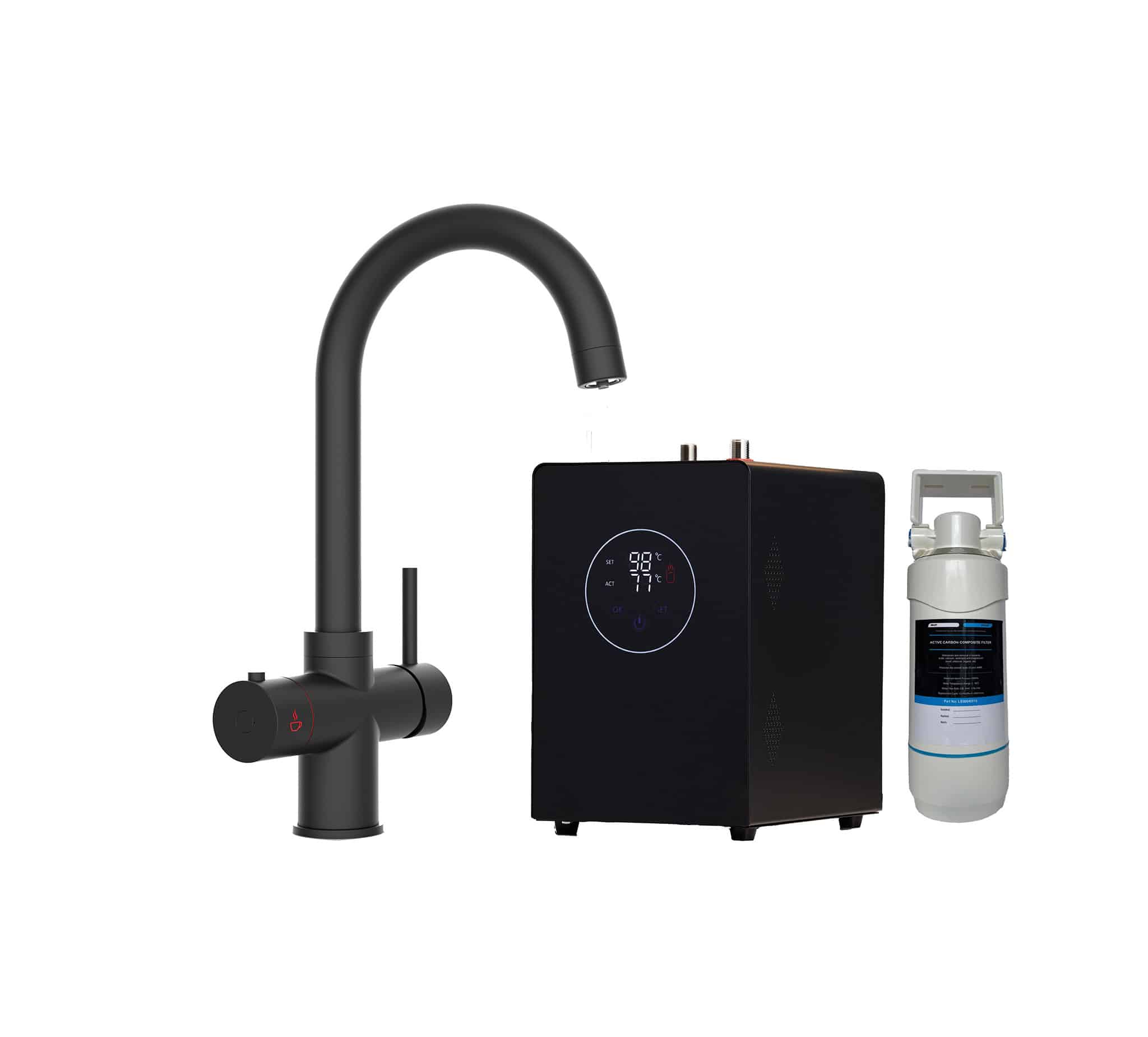 Quantum 4-in-1: Swan Neck - Matt Black