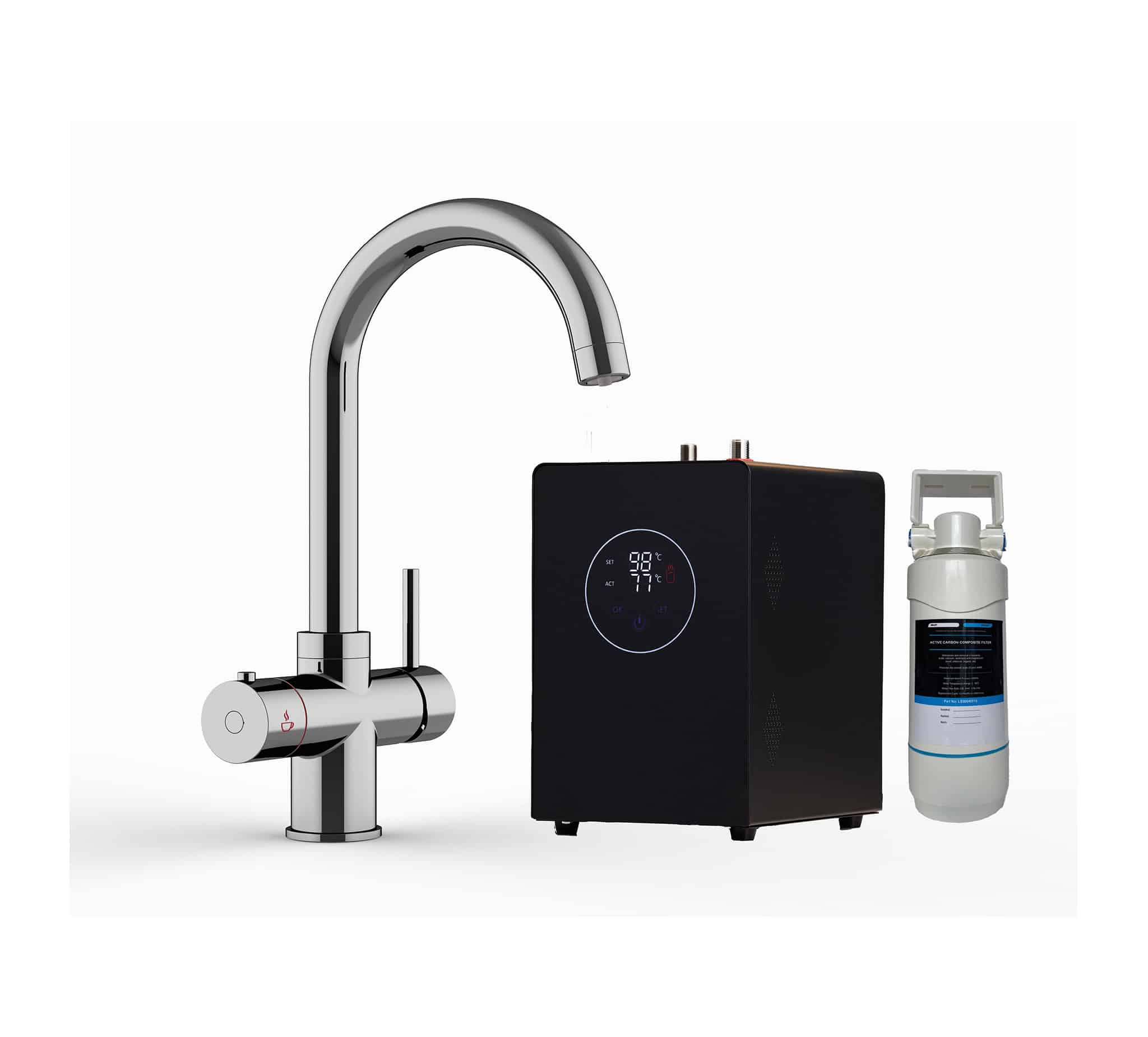 Quantum 4-in-1: Swan Neck - Chrome