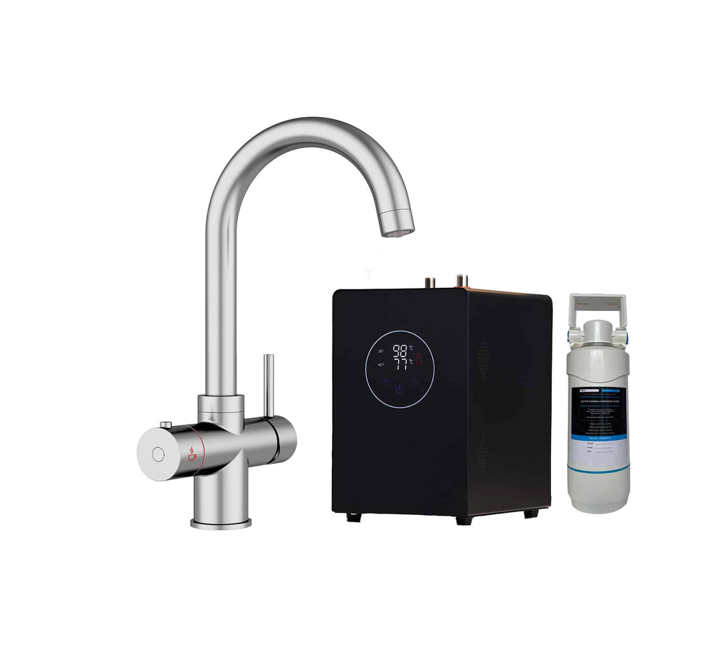 Quantum 4-in-1: Swan Neck - Brushed Nickel