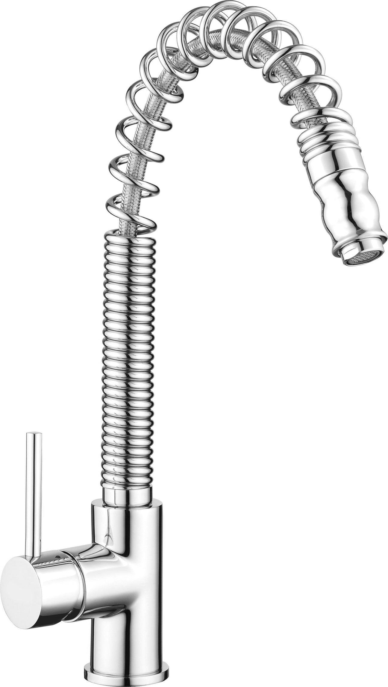 Durham Single Lever Flexi Swan Neck Mono Bloc Tap - Chrome