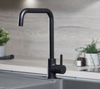 Elera D Single Lever D Shaped Mono Bloc Tap - Matt Black