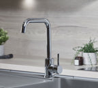 Elera D Single Lever D Shaped Mono Bloc Tap - Chrome