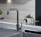 Elera D Single Lever D Shaped Mono Bloc Tap - Chrome