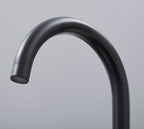 Elera Single lever Swan Neck Mono Bloc Tap - Matt Black