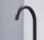 Elera Single lever Swan Neck Mono Bloc Tap - Matt Black