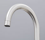 Elera Single Lever Swan Neck Mono Bloc Tap - Brushed Nickel