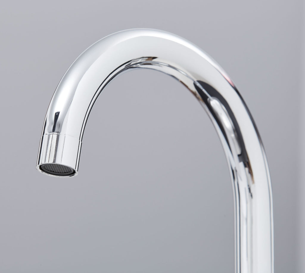 Elera Single Lever Swan Neck Mono Bloc Tap - Chrome