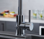 Elera Single Lever Swan Neck Mono Bloc Tap - Chrome