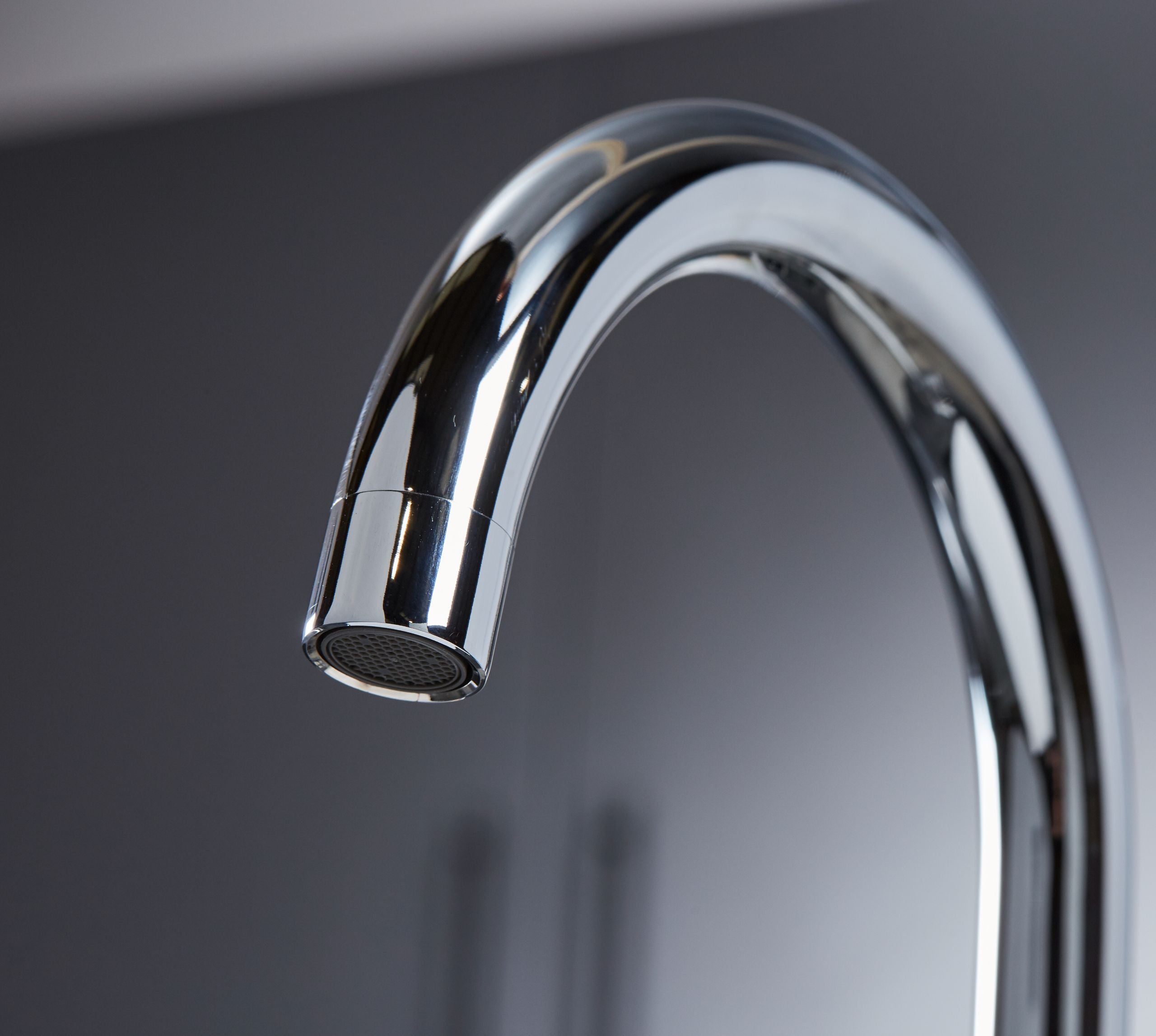 Elera Single Lever Swan Neck Mono Bloc Tap - Chrome