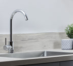 Elera Single Lever Swan Neck Mono Bloc Tap - Chrome