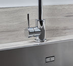 Elera Single Lever Swan Neck Mono Bloc Tap - Chrome