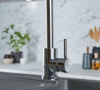 Elera Single Lever Swan Neck Mono Bloc Tap - Chrome