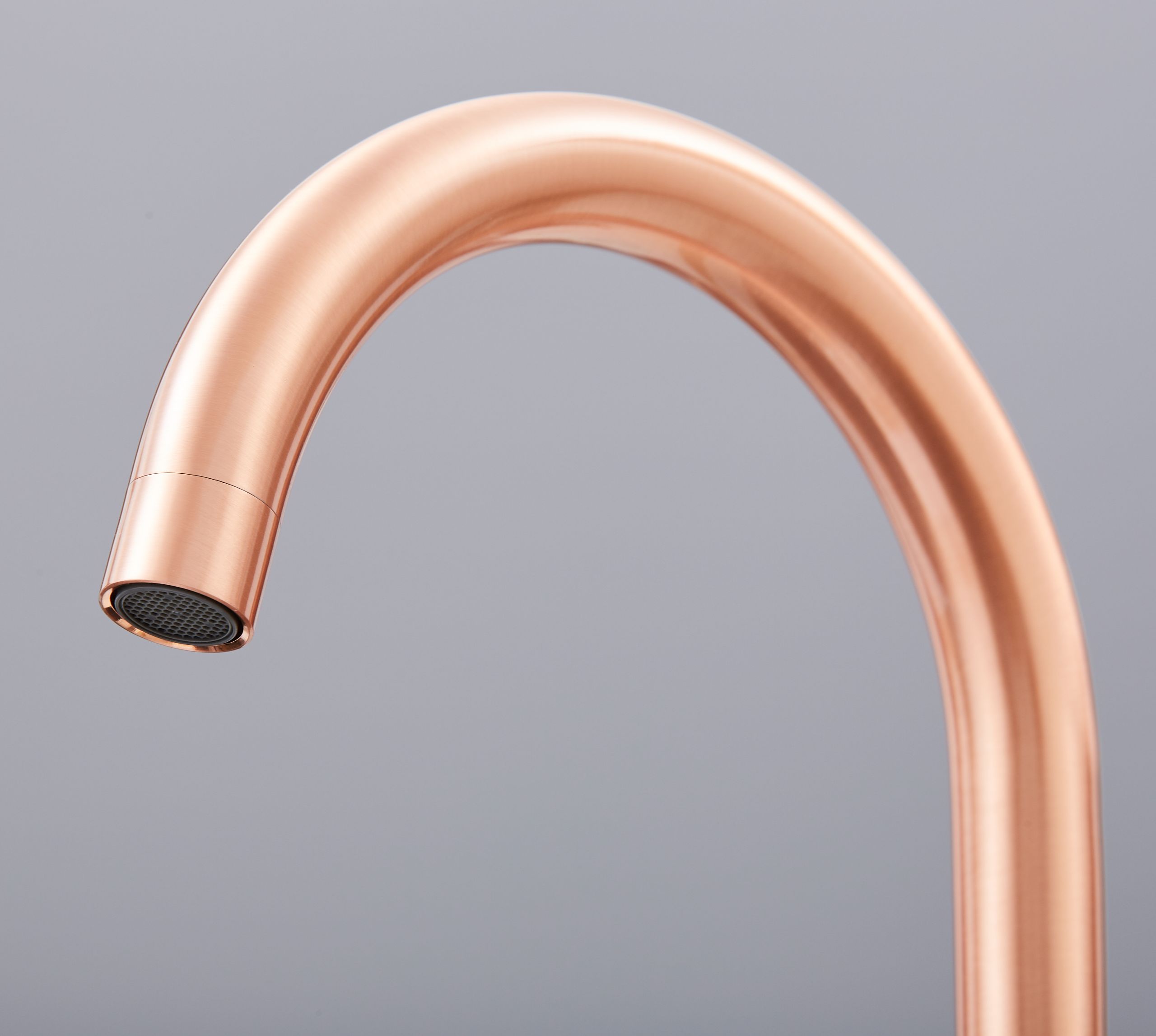 Elera Single Lever Swan Neck Mono Bloc Tap - Copper