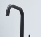 Elera D Single Lever D Shaped Mono Bloc Tap - Matt Black