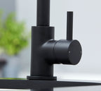 Elera D Single Lever D Shaped Mono Bloc Tap - Matt Black